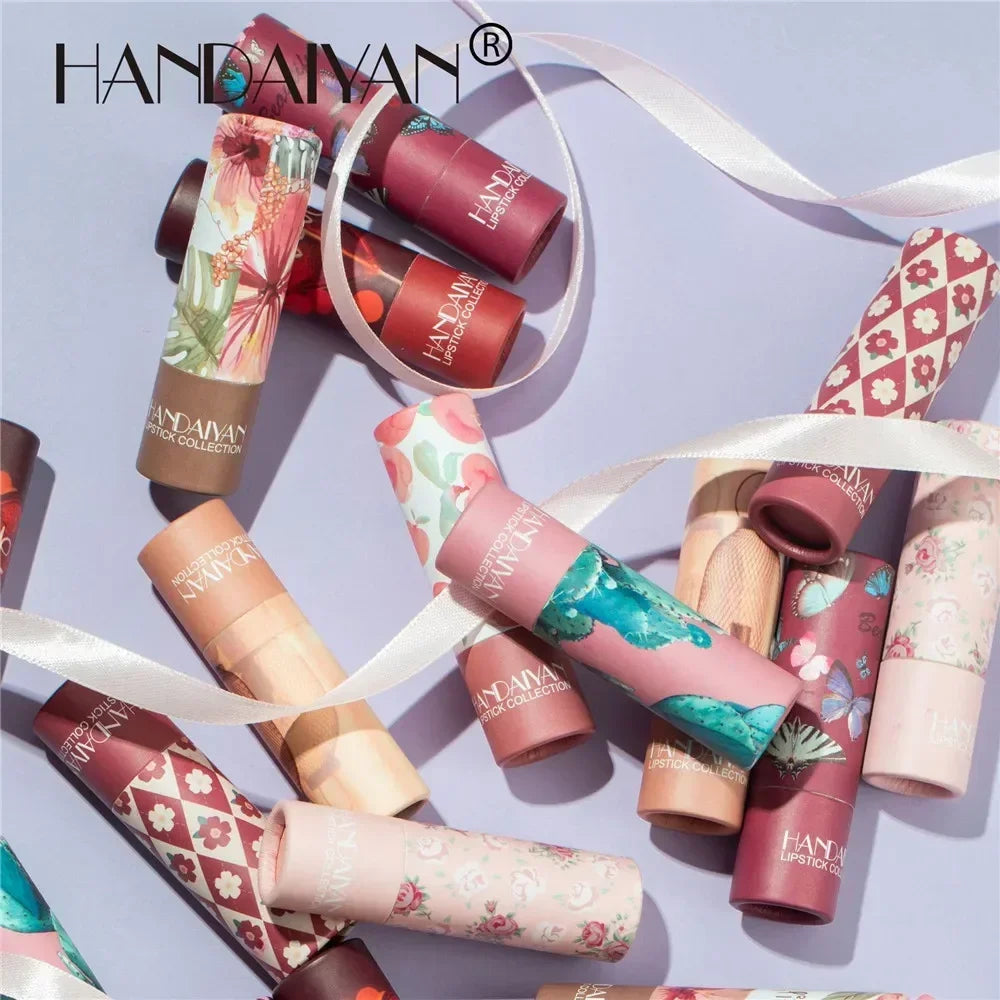 8 Colors Moisturizing Velvet Matte Lipstick Waterproof Long Lasting Not Easy To Fade Sexy Red Lip Tint Nude Lipstick Cosmetics