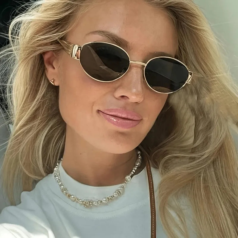 Óculos de Sol Feminino Luxo Retrô UV400
