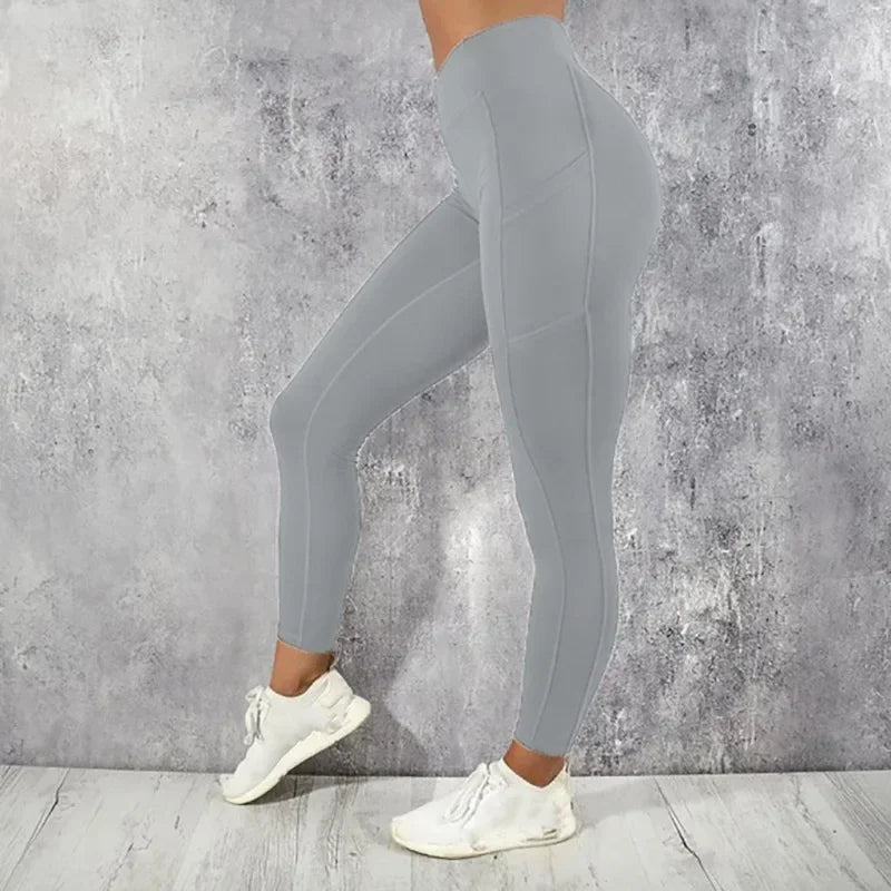 Calça Legging Fitness Feminina com Bolso Lateral – Yoga e Academia