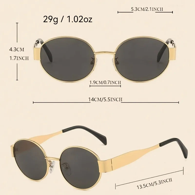 Óculos de Sol Feminino Luxo Retrô UV400