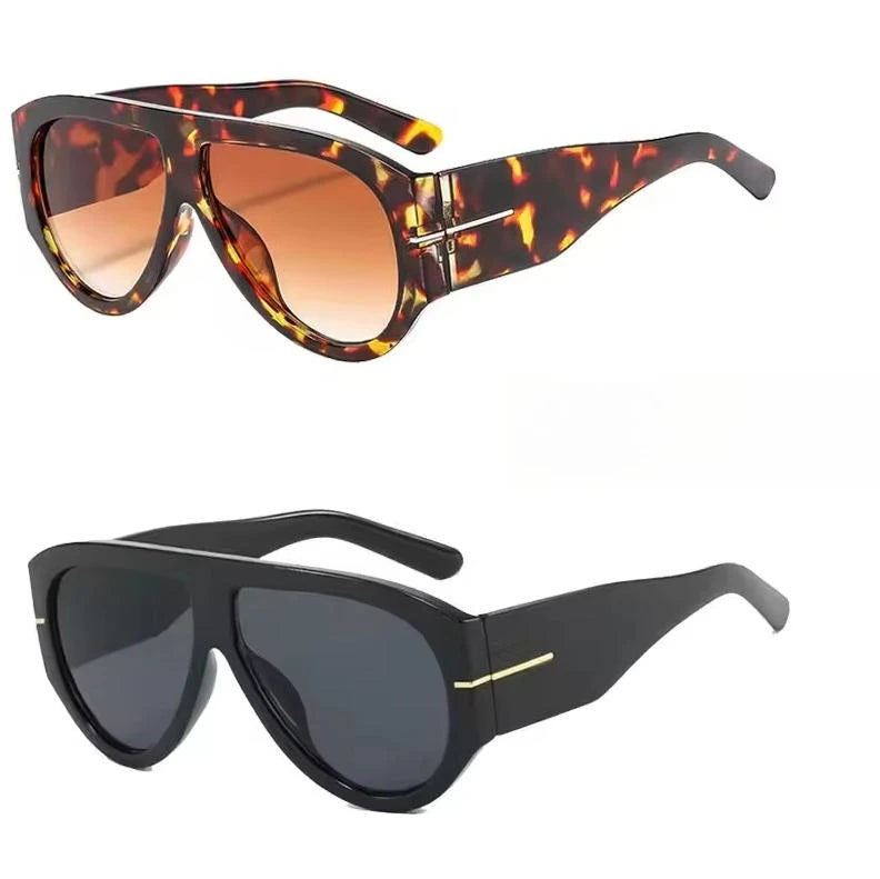 Óculos de Sol Estilo Máscara Y2K Oversized Futurista