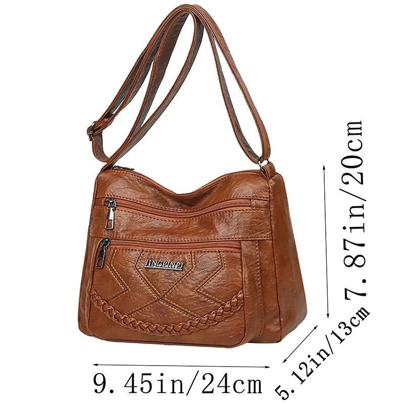 Bolsa Mochila e Transversal Feminina Grande Capacidade