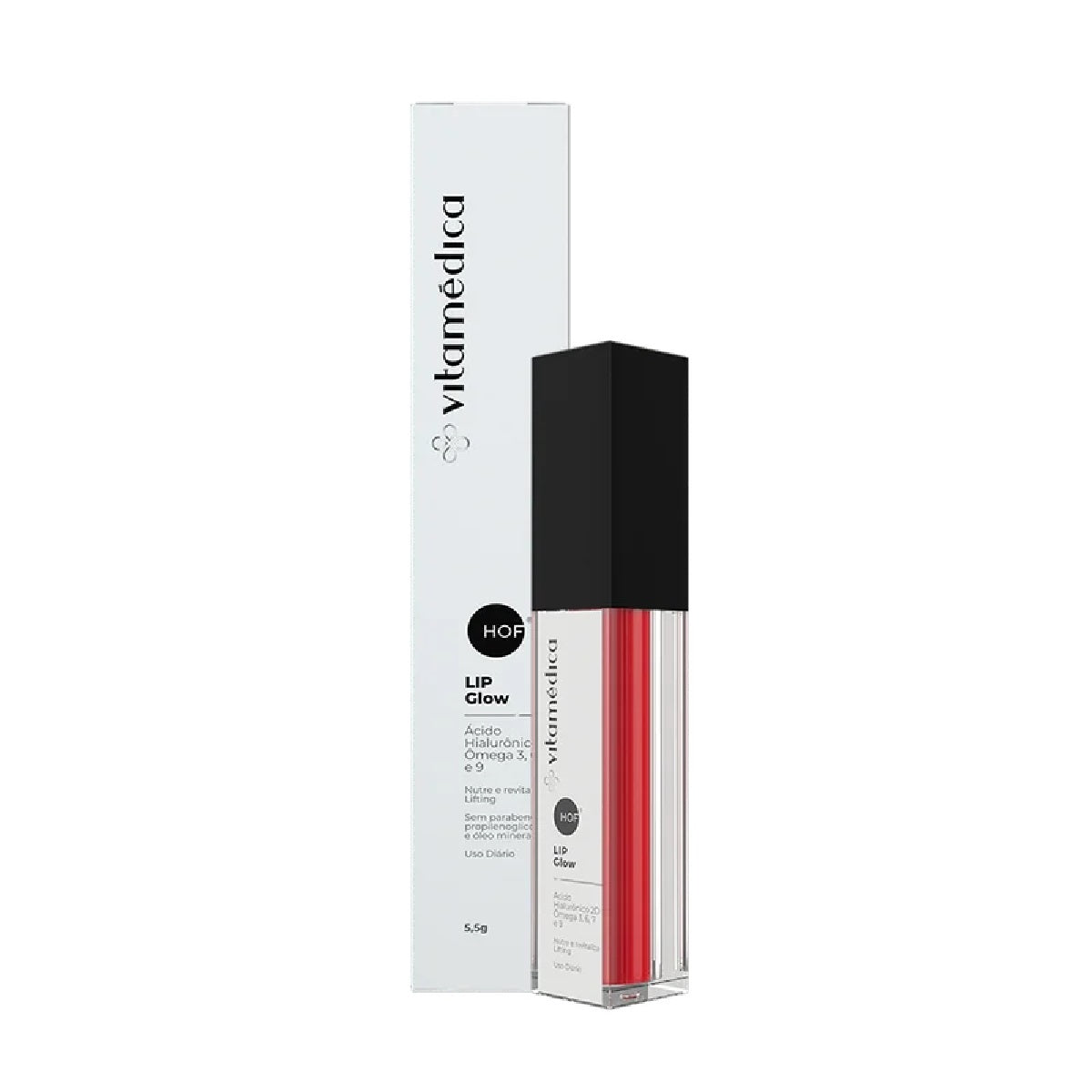 Balm Labial Lip Glow Cereja Ácido Hialurônico - 5,5g